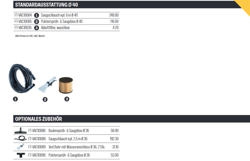 Polsterreinigungsgerät Fortec